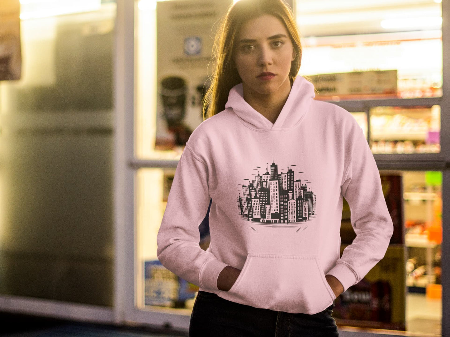 Men's Light Pink Hoodies